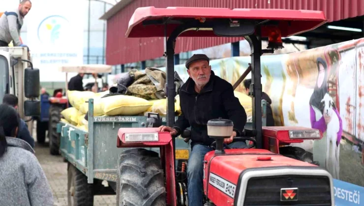 Merkezefendi Belediyesi Çiftçilere 100 Ton Gübre Desteği Sağladı