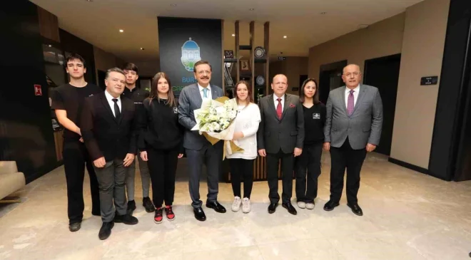 TOBB Başkanı Hisarcıklıoğlu, Bursa Ticaret Borsası’nı ziyaret etti